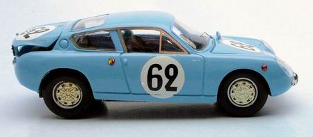 Модель 1:43 Abarth 1300 Simca №62 Le Mans - blue