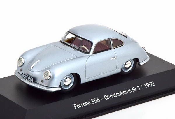Porsche 356 Christophorus №1 1952 - Silver MAP02000122 Модель 1:43