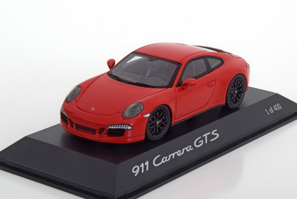 porsche 911 (991) carrera gts coupe 2015 - red MAP02020316 Модель 1:43