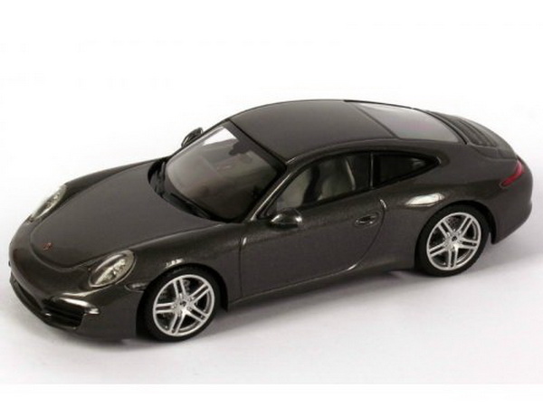 Модель 1:43 Porsche 911 Carrera (991) - achatgrau met
