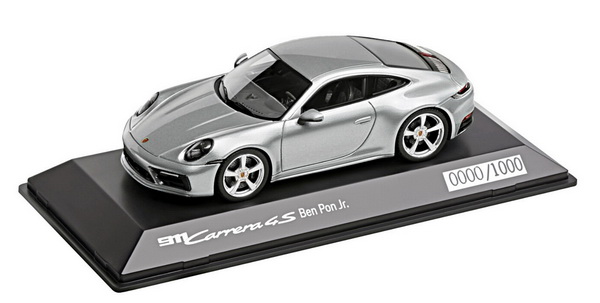 Porsche 911 Carrera 4S Type 992 Ben Pon Jr - 2023 - Fish Silver Grey (L.E.1000pcs) WAP0200400PBPN Модель 1:43