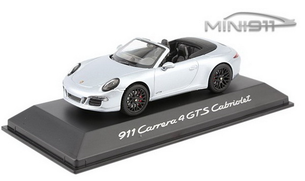 Модель 1:43 Porsche 991 Carrera Cabrio GTS - silver