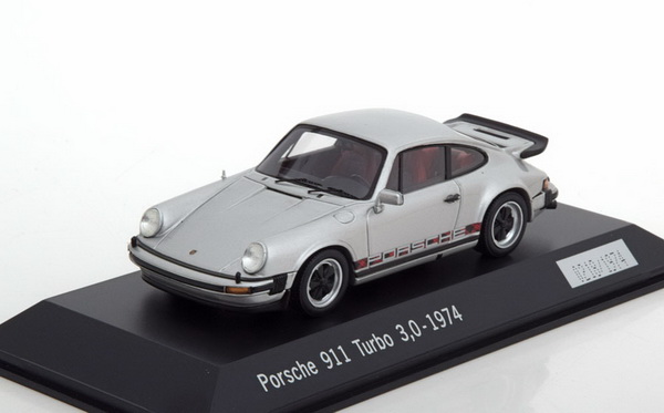 Porsche 911 turbo 3.0 1974 - Silver WAP0201440G Модель 1 43
