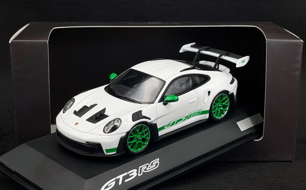 Porsche 911 GT3 RS Type 992 - 2023 - Tribute To 1972 Carrera RS White / Green Stripes