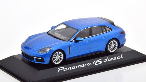 porsche panamera 4s diesel sport turismo - blue WAP0207600H Модель 1:43