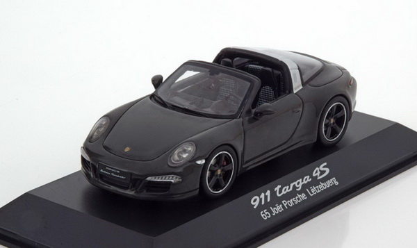 Модель 1:43 Porsche 911 (991) targa 4S «65 Joer Porsche Luxembourg» - black