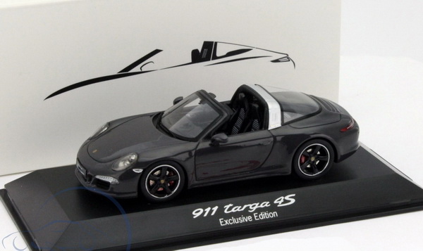 Модель 1:43 Porsche 911 (991) targa 4S «Exclusive Edition» - black