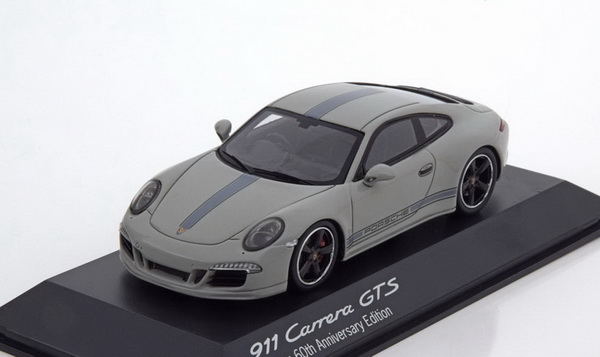 Модель 1:43 Porsche 911 (991) Carrera GTS 60 Jahre Jebsen USA 2015 - light grey