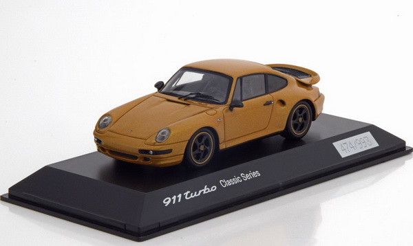 Модель 1:43 Porsche 911 (993) turbo Classic Project Gold 2018 gold