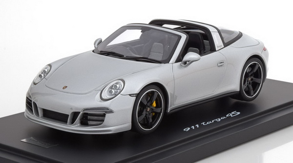Модель 1:18 Porsche 911 (991) targa 4S GB Exclusive - silver