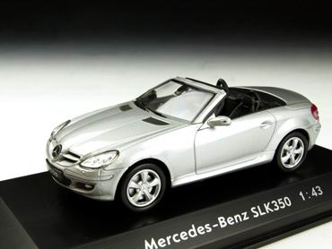 mercedes-benz slk350 (convertible) - silver PC80103 Модель 1:43