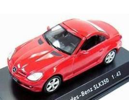 mercedes-benz slk350 (hard-top) - red PC80105 Модель 1:43