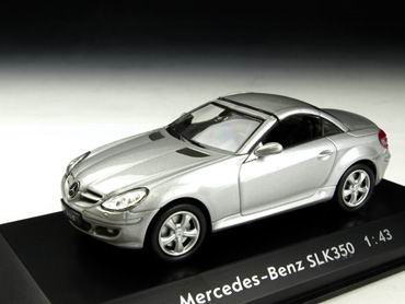 mercedes-benz slk350 (hard-top) - silver PC80108 Модель 1:43