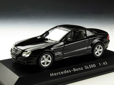 mercedes-benz sl500 hardtop - black PC80121 Модель 1:43