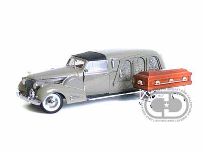 cadillac town car hearse (carved panel) PMSC05G Модель 1:18