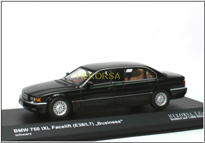 bmw 750ixl (facelift) (e38/l7) (lwb) business - black HE014R1 Модель 1:43