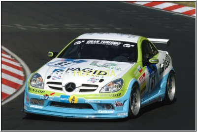 carlsson racer ck35 rs 24h-race nurburgring, nordschleife №61 (base mercedes-benz slk 55 amg r171) HE042R Модель 1:43