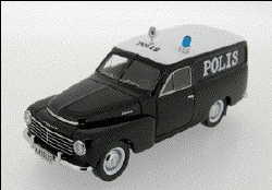 volvo p445 duett van «polis» sweden PR0113 Модель 1:43