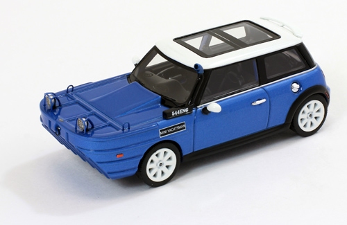 mini cooper s yatchsman - blue/white PR0275 Модель 1:43