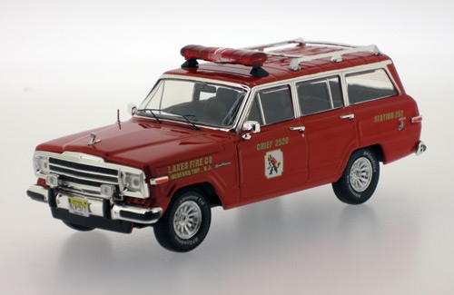 Модель 1:43 Jeep Wagoneer 4х4 «Lakes Fire» (пожарный) - red