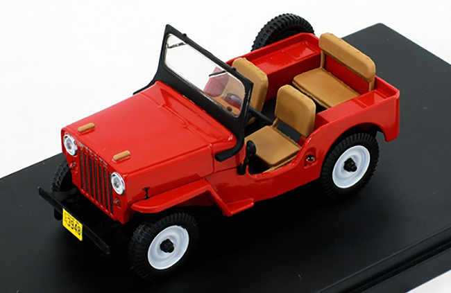 willys jeep cj3b 4х4 - red PRD365 Модель 1:43