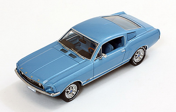 ford mustang gt fastback - light blue met PRD367 Модель 1:43