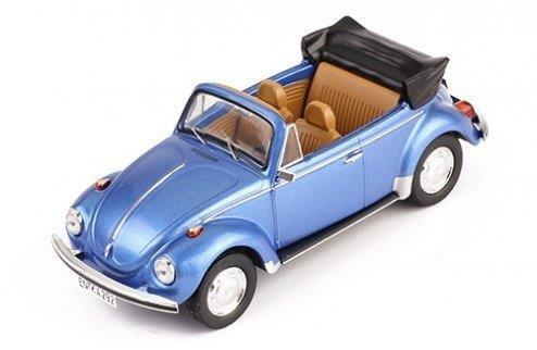 volkswagen super beetle convertible - blue met PRD531 Модель 1:43