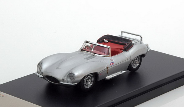 jaguar xk ss 1957 silver PRD535 Модель 1 43