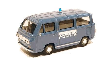 fiat 850 minibus police italienne PK482 Модель 1:43
