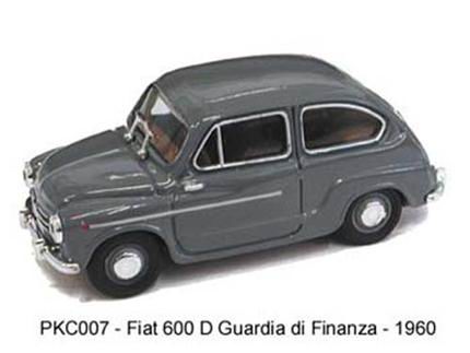 Модель 1:43 FIAT 600 D «Guardia di Finanza»