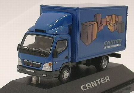 mitsubishi fuso canter transporter - blue 8735087 Модель 1:87