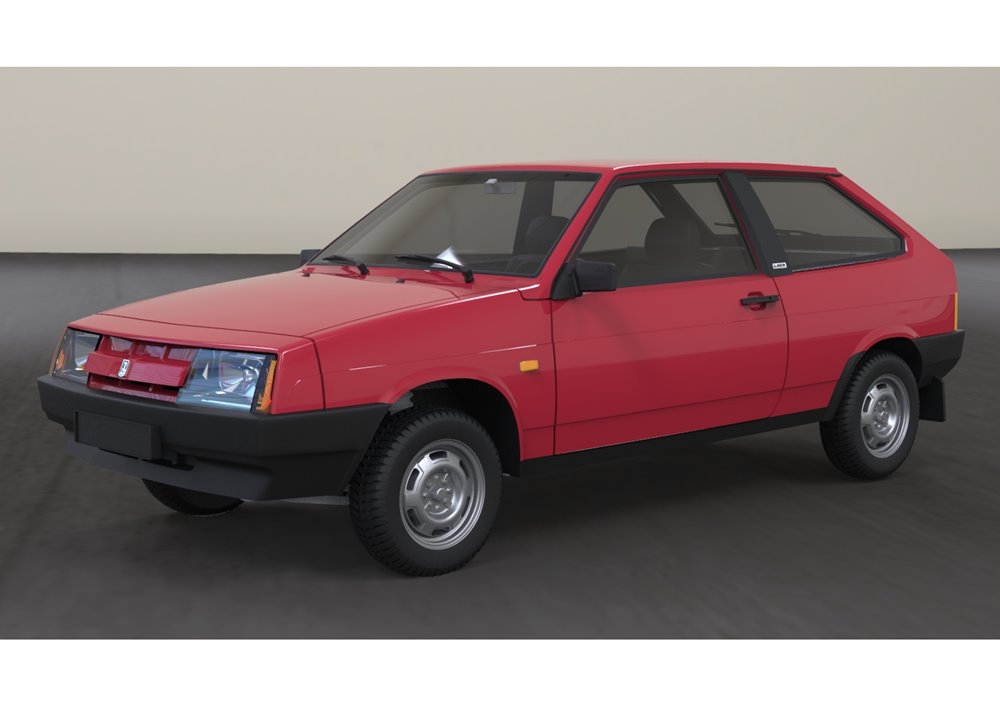 2108 - Красный 1985 PSM18003С Модель 1:18