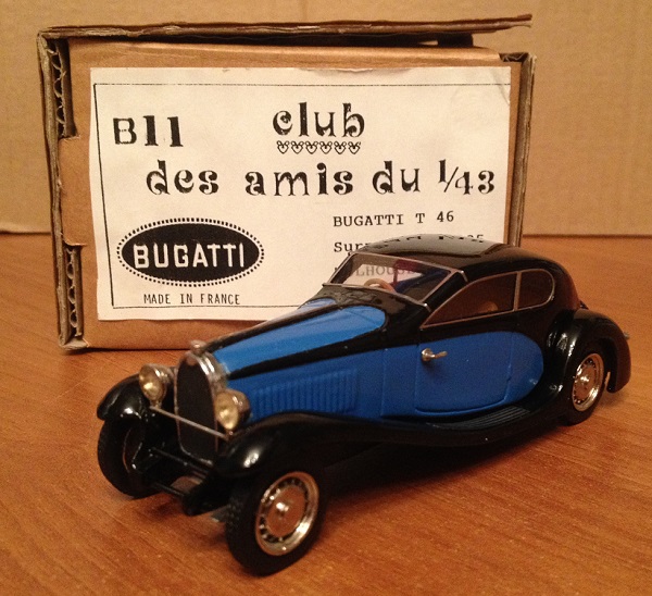 bugatti t 46 surprofile 1935 mulhouse - bleu AMIS-B11 Модель 1:43