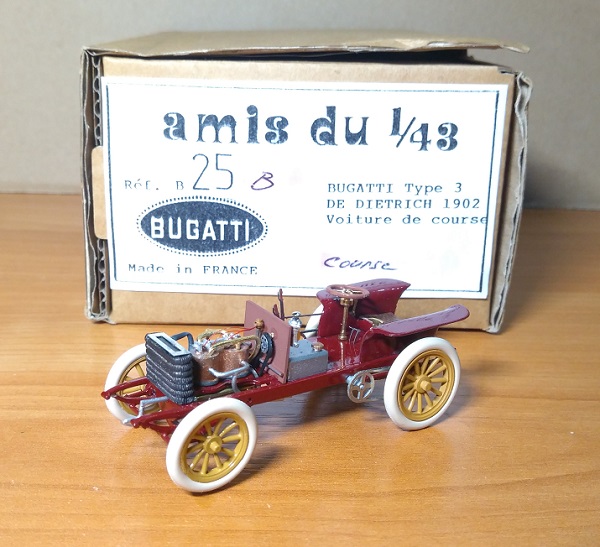 bugatti type 3 de dietrich 1902 voiture de course AMIS-B25B Модель 1:43