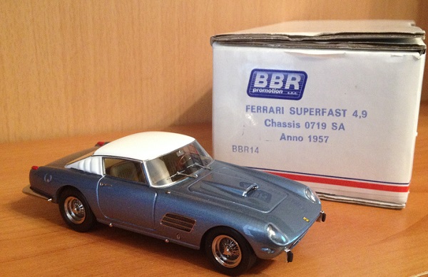 Ferrari Superfast 4.9 Ch.№0719 SA - light blue met BBR14 Модель 1:43