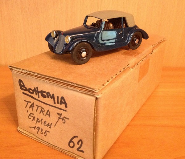 tatra 75 exspress - blue BOH-62 Модель 1:43