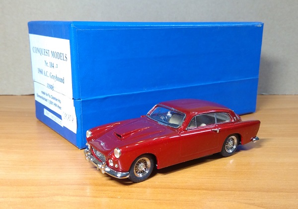 a.c. greyhound coupe - red CM104 Модель 1:43