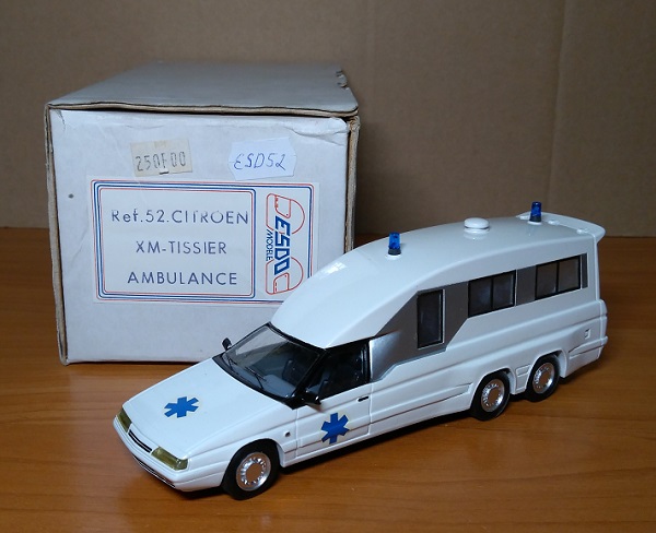 citroen xm break ambulance tissier - 6-roues ESD52 Модель 1:43