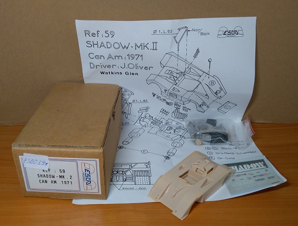 shadow mk ii №8 can-am (j.oliver) (kit) ESDO59K Модель 1:43