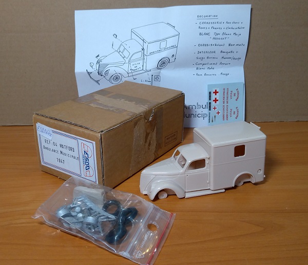matford «ambulance municipale» (kit) ESDO64K Модель 1:43