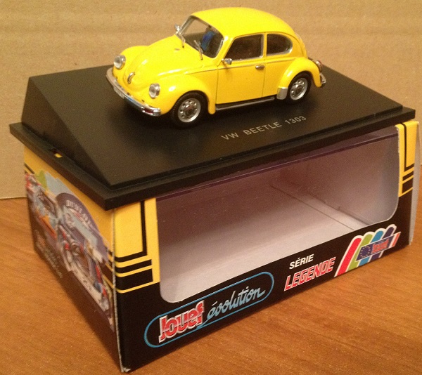 Модель 1:43 Volkswagen Beetle 1303 - yellow
