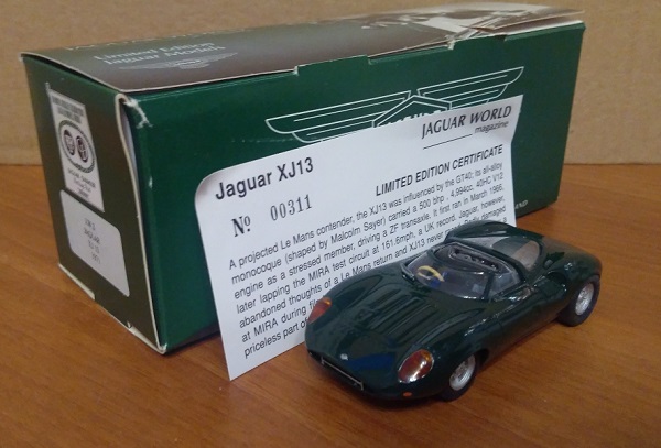 Модель 1:43 Jaguar XJ 13