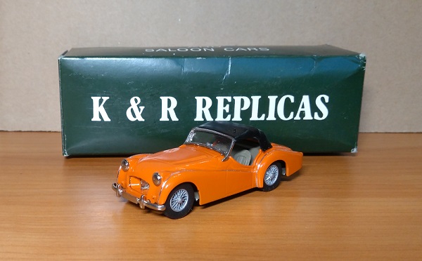 Triumph TR2 (1953-55) - orange KR4 Модель 1:43