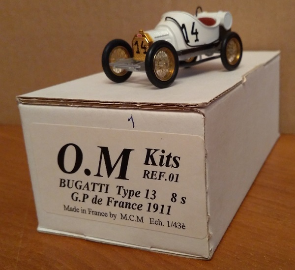 bugatti t 13 8s №14 gp de france LOM1K Модель 1:43