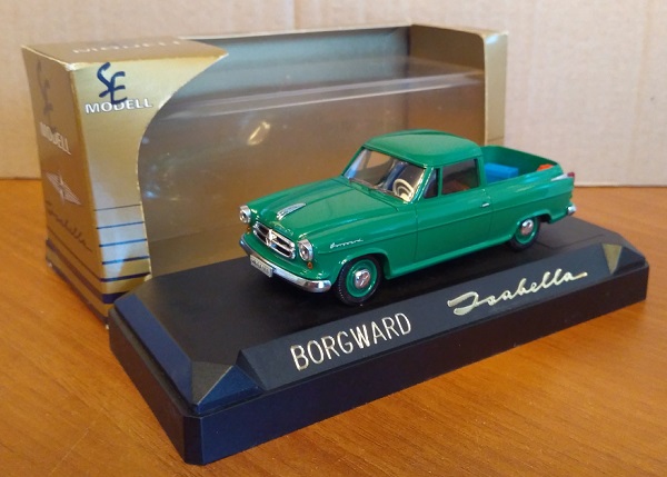 Модель 1:43 Borgward Isabella PickUp Green