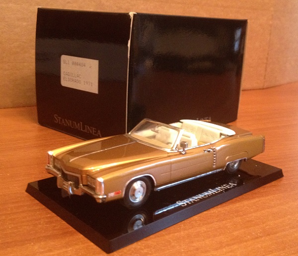Cadillac Eldorado Convertible - gold SLI484 Модель 1:43
