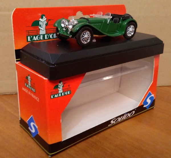 Модель 1:43 Jaguar SS100 - green