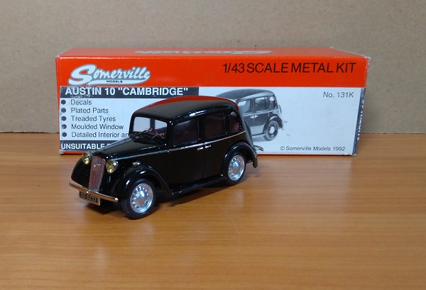 Austin 10 "Cambridge" - black SOM131K Модель 1:43