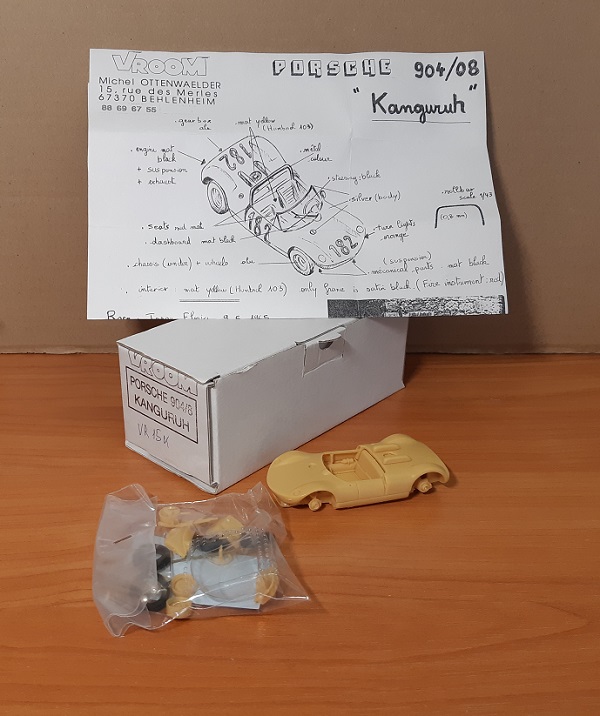 porsche 904/8 kanguruh (kit) VR15K Модель 1:43
