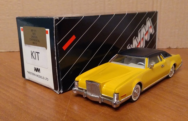 Lincoln Continental Mk IV - yellow/black WP111 Модель 1:43